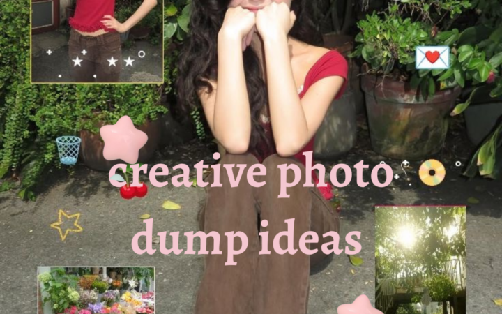 how to make a creative photo dump